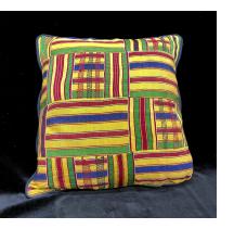 Asante Kente-cloth pillow