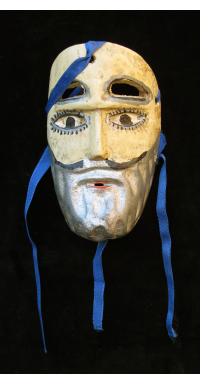 Miniature Viejo mask from Mexico