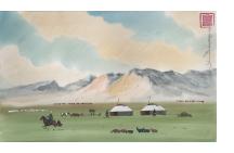 Mongolian Nomads' Camp