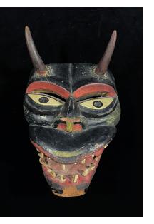 Old Diablo Mask attributed to Victoriano Salgado of Michoacan