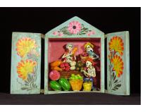 Fruit Seller of the Dead - retablo