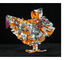 Recycled Potato Chip Bag Chickens (small)