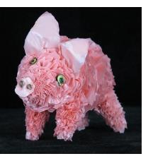 Recycled Plastic Bag Pig - small