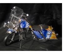 Soda Can Motorcycle (Large) - Orangina