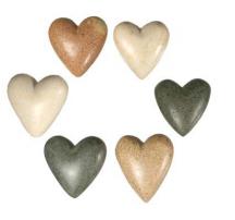 Hearts for Haiti! Hand-carved Stone Hearts - Extra small