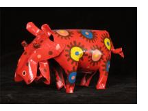 Painted Hippo (medium size)