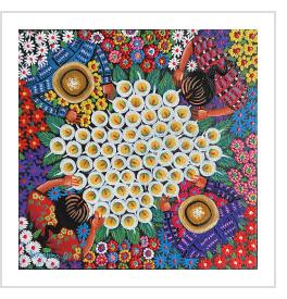 Flower Market - Bird's eye View