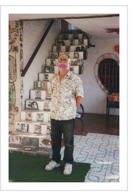 José Fuster at his Havana studio. February, 2000 (Photograph © Anthony Hart Fisher 2000)