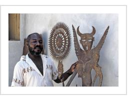 Gabriel Bien-Aimé.  Croix des Bouquets, Haiti, 1995 (Photograph © Anthony Hart Fisher 1995).