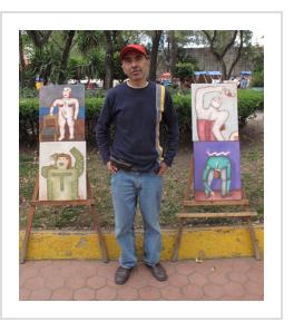 Mario Romero in Mexico City. January 2010 (Photograph © Anthony Hart Fisher).