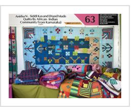 Siddi Quilts at International Folk Art Market