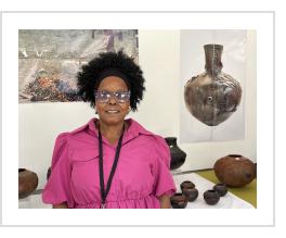Thembi Nala in Santa Fe, 2026 (Photograph © Anthony Hart Fisher 2026) Thembi Nala in Santa Fe, 2026 (Photograph © Anthony Hart Fisher 2026)