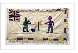 Asafo Flag Military Banner from Pre- Independence Ghana