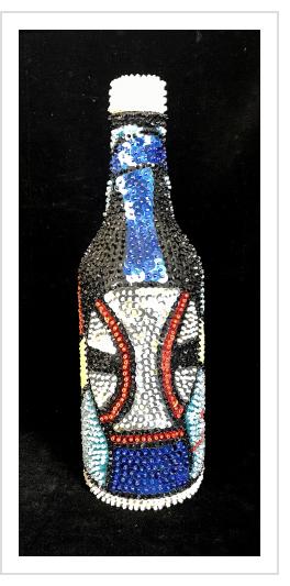 "Bossu and Dambala" Vodou Bottle
