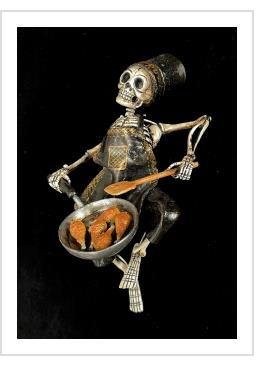 Drumsticks for the Dead - retablo figure