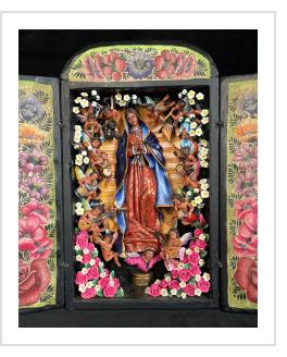 Virgen de Guadalupe retablo
