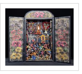 Santo and  Cross Shop - Retablo