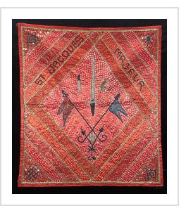 St. Jacques Majeur - Vodou Flag by Clotaire Bazile