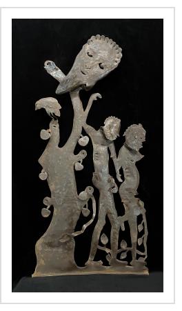 Adam and Eve and God Above