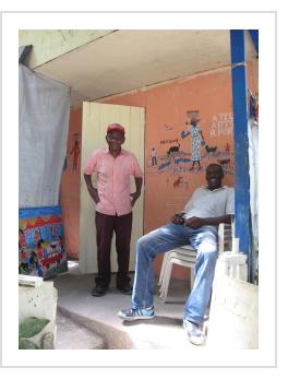 Gerard Fortuné at his house/studio in 2014 (Photo © Anthony H. Fisher 2014)