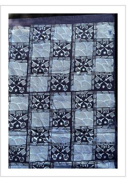 "1973"  Yoruba Indigo Resist-dye "Adire Eleko" Cloth