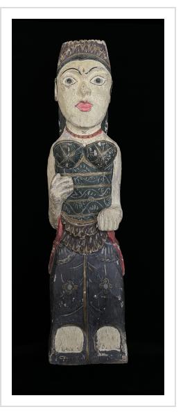 Javanese Standing Figure of Woman