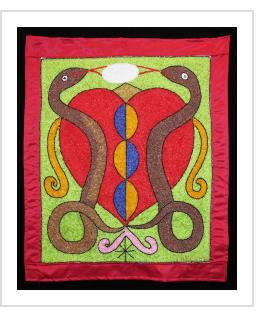 Dambala & Erzulie Freda - Drapo Vodou - Fils Lafleur (Haiti) 