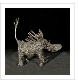 Young Warthog by Kioko Mwitiki