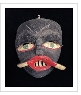 Negrito Colmilludos Mask from Oaxaca