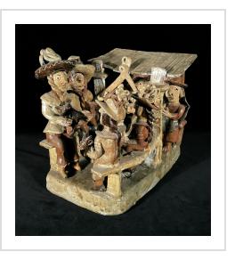 Nacimiento Sol Divino - Vintage Ocumicho Nativity