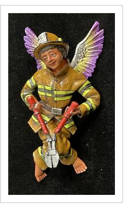 Angel Bombero 664 - retablo figure