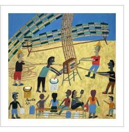 La Guarapera (pressing sugar cane)