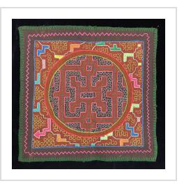 Embroidered Shipibo Cloth