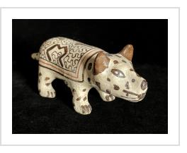 Shipibo Dog Figure