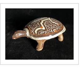Shipibo Turtle Figure