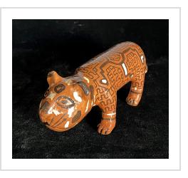 Shipibo Jaguar Figure