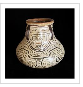 Shipibo Vessel with Face