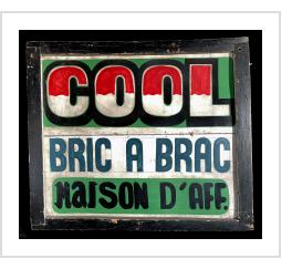 COOL BRIC A BRAC MaISON D'AFF. - Haitian Signboard