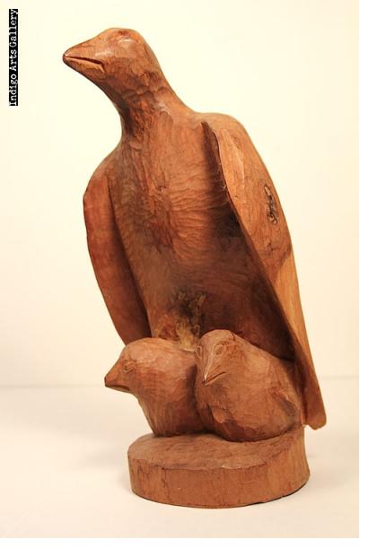 Andre Dimanche wood sculpture