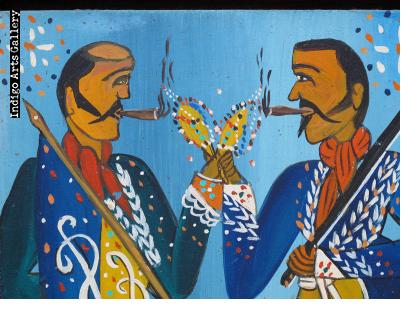 Two Barons Lighting Cigars
