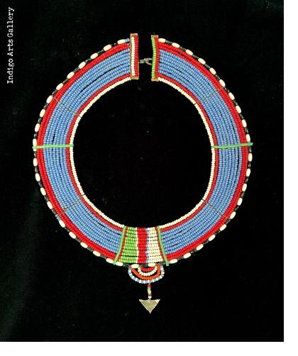 Beaded Collar/Necklace - Maasai People, Kenya/Tanzania east Africa