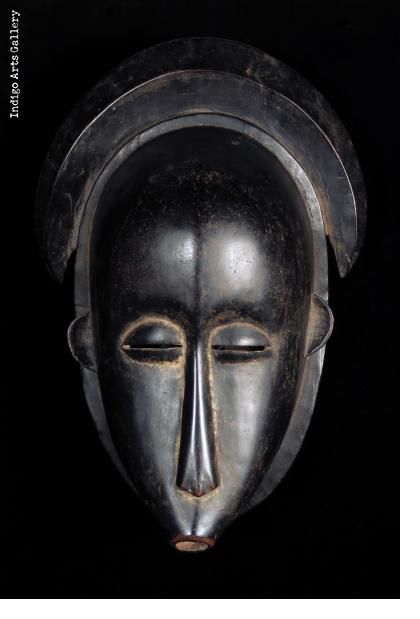 Orodugu Baule mask with horns