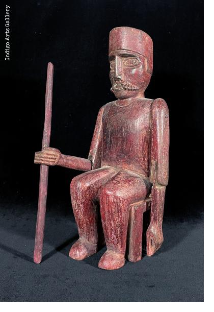 Seated Ajitz figure