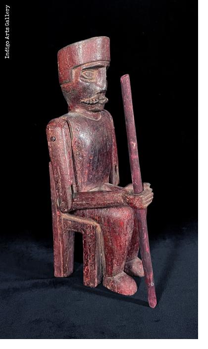 Seated Ajitz figure