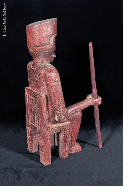 Seated Ajitz figure
