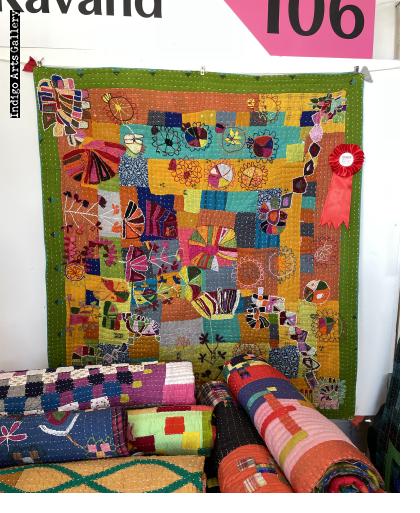  Award-winning Siddi quilt on display at 2025 International Folk Art Market