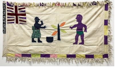 Asafo Flag Military Banner from Pre- Independence Ghana