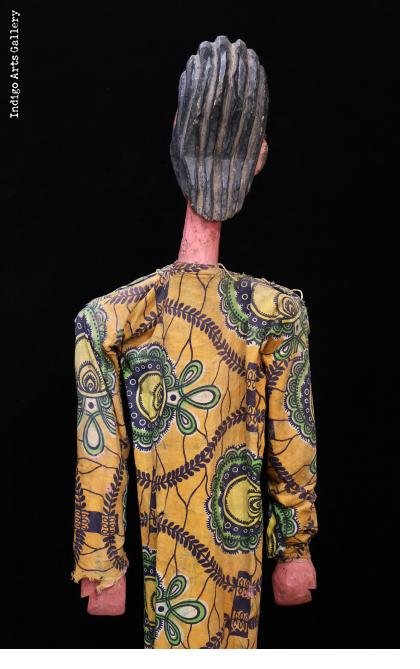 Bamana Rod Puppet of woman with articulated arms and breasts Bamana Rod Puppet of woman with articulated arms and breasts