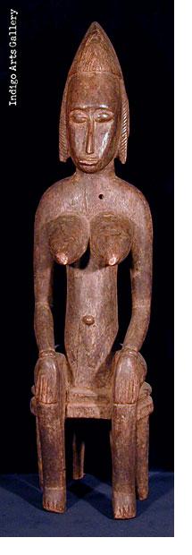 Seated Bamana Female Figure