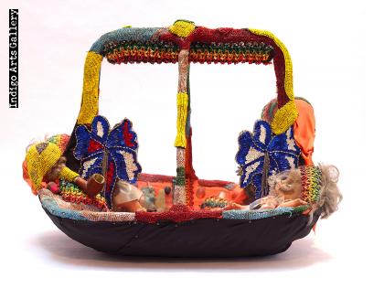 Boat for Agoué - Vodou Sculpture